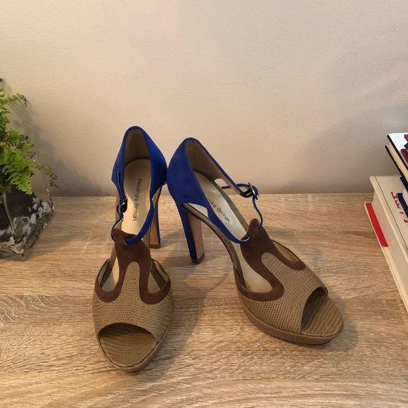 ALEXANDRE BIRMAN T STRAP SANDALS - Picture 1 of 4